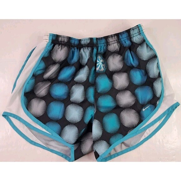 Nike Dri-Fit Tempo Women's Athletic Running Shorts Lot Of 2 Teal/ White Size S - Picture 2 of 11